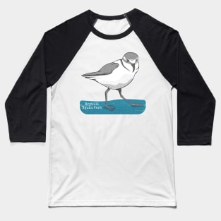 Wrybill Ngutu pare NZ bird Baseball T-Shirt